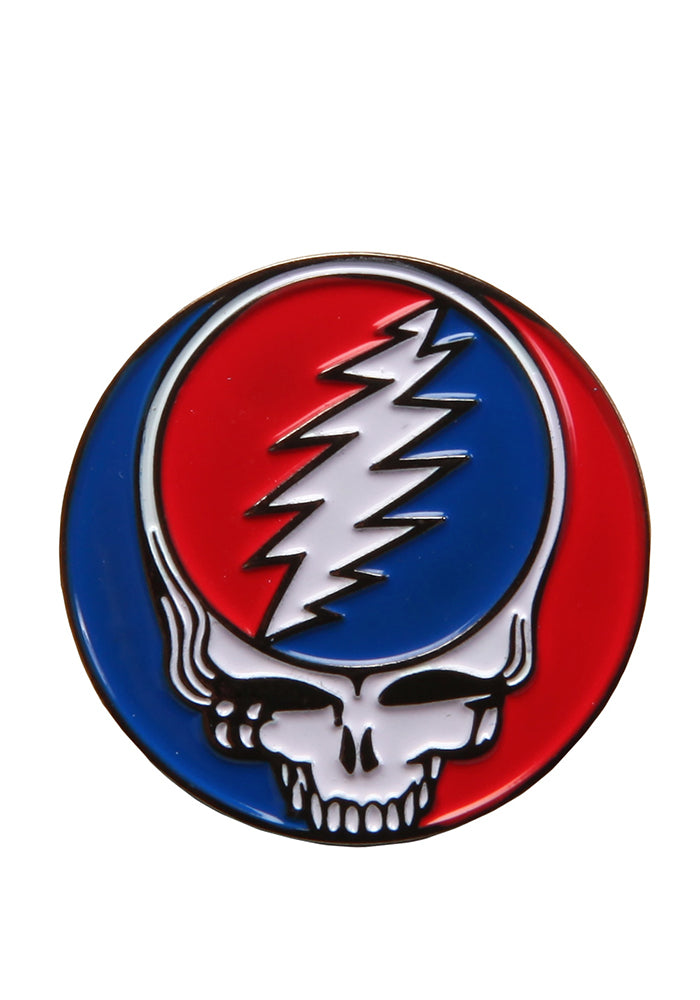 Steal Your Face Lightning Skull Enamel Pin