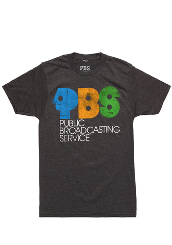 Public Broadcasting Service Retro Logo T-Shirt